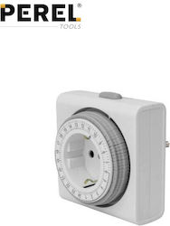 Perel Mechanical Timer Socket Perel Mechanical Timer Socket