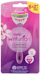 Wilkinson Sword Intuition Comfort Ξυραφάκι με Ανταλλακτικές Κεφαλές 3 Λεπίδων 8τμχ