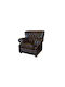 Sessel aus echtem Leder Genuine Leather 110x92x98cm
