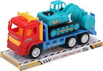 Tow Truck With Construction Vehicle