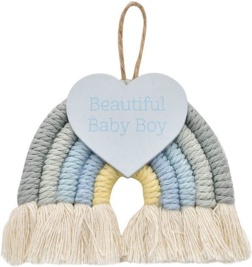 Petit Cheri Kinderwanddekoration Regenbogen Macrame