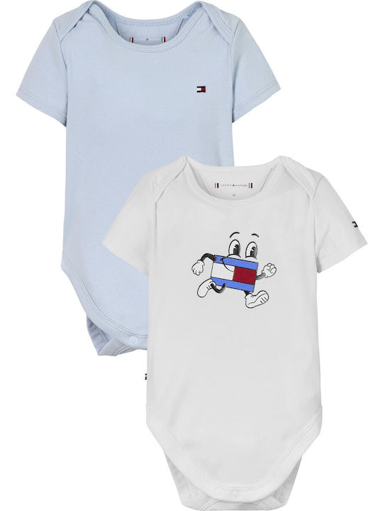 Tommy Hilfiger Σετ Φορμάκια Λευκά 2τμχ