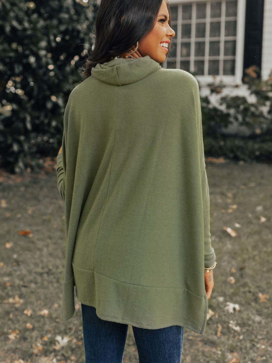 Amely Bluza de Damă Verde