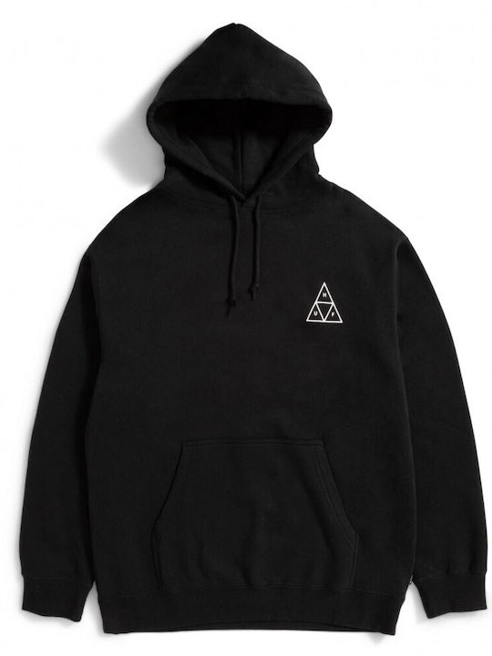 HUF Men's Sweatshirt with Hood Black