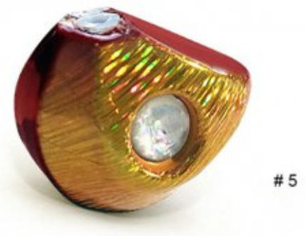 Κεφαλές Hitotsu Tenya Slide Stn305 30gr, Χρώμα 5 (holographic Gold Red)