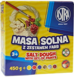 Astra Salz Masse 450g + Set von 6 Farben für Malerei