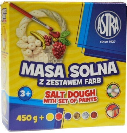 Astra Salt Mass 450g + Set Of 6 Paints For Painting