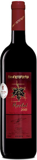 Παναγιωτόπουλος Βιολογικό Κρασί Tomos II Merlot Ερυθρό Ξηρό 750ml