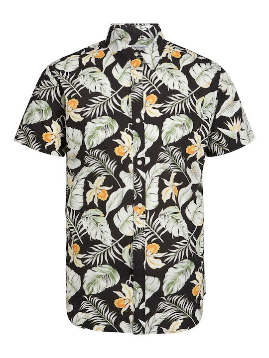 Jack & Jones Παιδικό Floral Πουκάμισο Κοντομάνι...