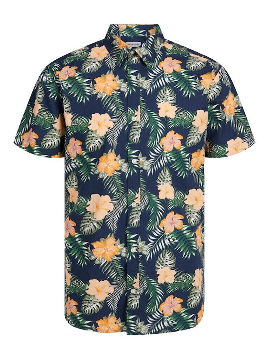 Jack & Jones Παιδικό Floral Πουκάμισο Κοντομάνι...