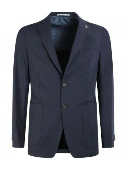 Men's Suit Jacket Slim Fit Navy Blue