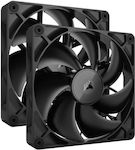 Corsair iCue Link RX140 Case Fan με Σύνδεση 4-Pin PWM 2τμχ