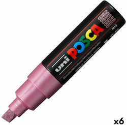 Posca Pc-8k Μαρκαδόρος 8mm Metallic Pink