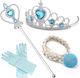 Elsa Frozen Accesorii Pentru Carnaval Din Plastic 4 Bucăți