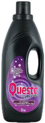 Questo Liquid Detergent for Hand Washing for Black Clothes 2lt 8pcs