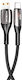 Moxom LED USB 2.0 Cable USB-C male - USB-A 100W Black 1.8m (LX-CB851)