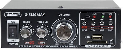 Andowl Τελικός Ενισχυτής Hi-Fi Stereo Q-T110 Max Μαύρος