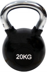 MDS Black Rubber Kettlebell 20kg