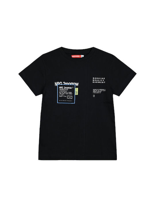 Energiers Παιδικό T-shirt Μαυρο