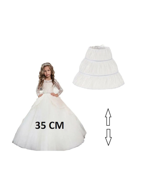 TakTakBaby Kids Skirt White Φουρό