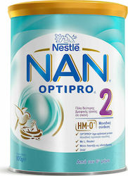 Nestle Milchnahrung Nan Optipro 2 für 6m+ 800gr