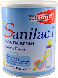 Γιώτης Γάλα σε Σκόνη Sanilac 1 για 0m+ 400gr