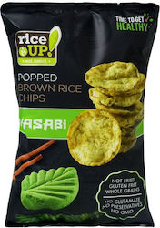 RiceUp Τσιπς Καστανού Ρυζιού Wasabi Rice Up! (60g)