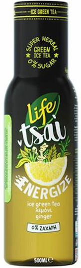 Life Ceai Cu Gheață Ceai Verde Și Lămâie Cu Carbonatare În Sticlă 500ml