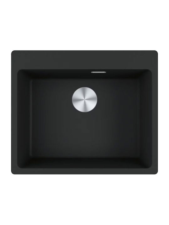 Franke Centro 1140674066 Drop-In Spüle aus Verbundgranulat B59xT50cm Schwarz