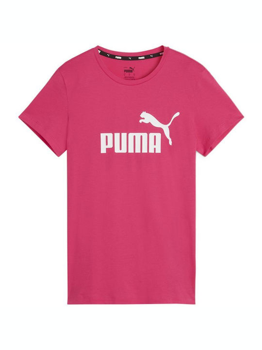 Puma Ess Logo Feminin Sport Tricou Roz