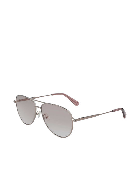 Longchamp Sunglasses with Gray Metal Frame and Gray Gradient Lens LO2119 200