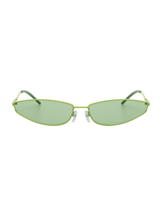 Women's Sunglasses with Green Metal Frame and Green Lens 01-9806-Verde-Verde