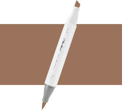 Ohuhu Honolulu Brush & Chisel Dark Brown E310 Drawing Marker Ohuhu Honolulu Brush & Chisel Dark Brown E310 Drawing Marker