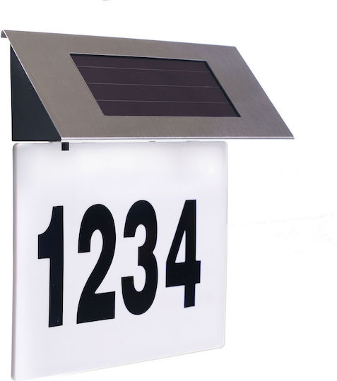 Wandmontiert Solarleuchte Hausnummer 16.9cmx13cmcm