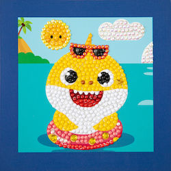 Diamond Dotz Baby Shark 2 Card Diamond Painting Kit 13x13cm Diamond Dotz Baby Shark 2 Card Diamond Painting Kit 13x13cm