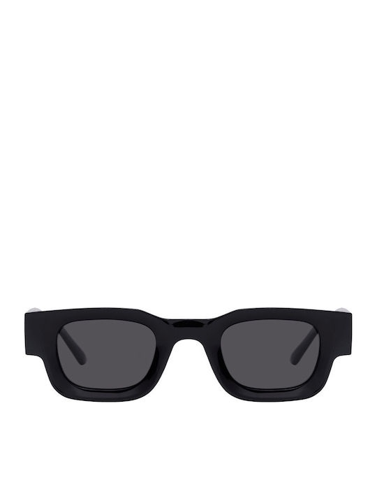 Oggi Unisex Sunglasses with Black Horn-Rimmed F...