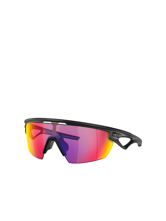 Oakley Ανδρικά Γυαλιά Ηλίου με Μαύρο Κοκκάλινο Σκελετό και Μωβ Καθρέφτη Φακό OX9403-03