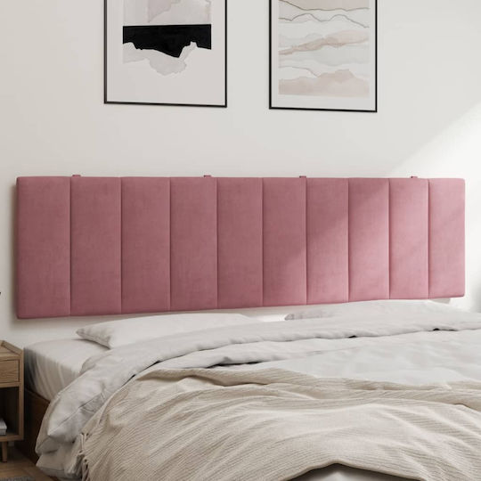 vidaXL Μαξιλάρι για Κεφαλαρι Υφασμάτινο Ροζ 180x45cm