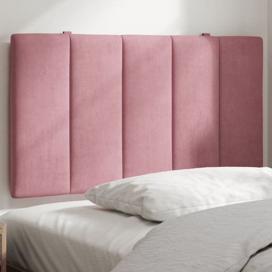 vidaXL Fabric Pink Bed Headboard Cushion 80x45cm