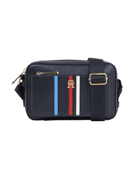 Tommy Hilfiger Th Monogram Women's Bag Crossbody Blue