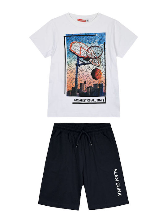 Energiers Kinder Set mit Shorts Sommer 2Stück Black