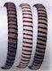 Stirnband Haar Braun