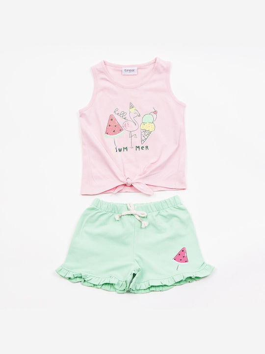 Trax Kids Set with Shorts Summer 2pcs Koufetti