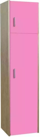 Einzeltüriger Kleiderschrank Rosa 48x50x240cm 01-1-05-03-007