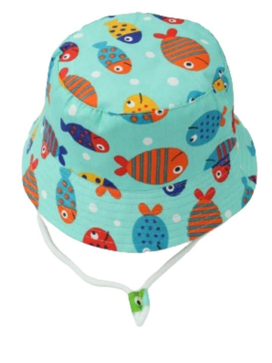 Aquablue Παιδικό Καπέλο Υφασμάτινο Τιρκουάζ