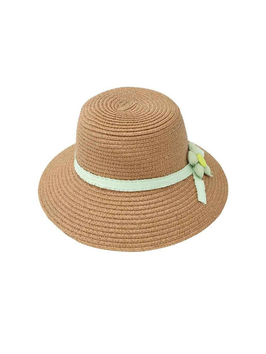 Aquablue Kids' Hat Straw Brown