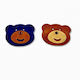 Barret Fabric Child's Baby Bear Design in brown and blue color-brown