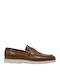 Men's Leather Moccasins Tabac Brown