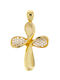 Senzio Belibasakis Women's Gold Cross 14K