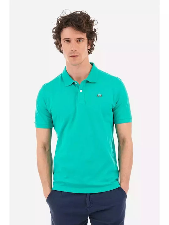 La Martina Stretch Ανδρική Μπλούζα Polo Vivid Green